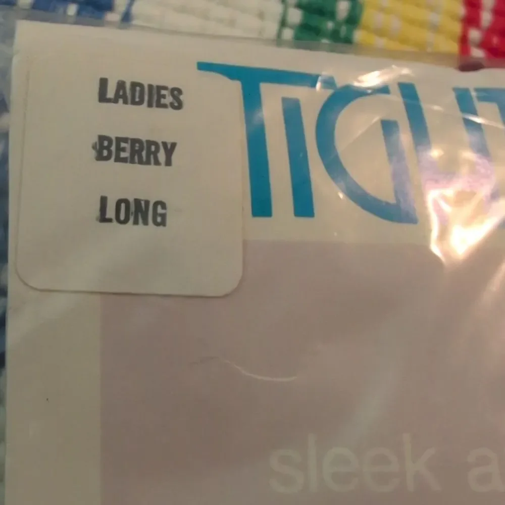 Vintage‎ Deadstock Women's Berry Red Colored Nylon Tights